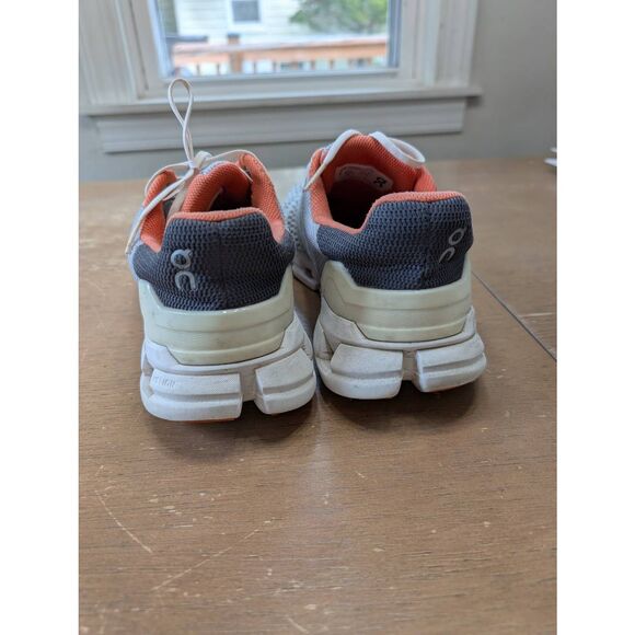 On Running Cloudflyer Sneakers men's 8.5 gray orange running‎ comfort - Picture 5 of 12